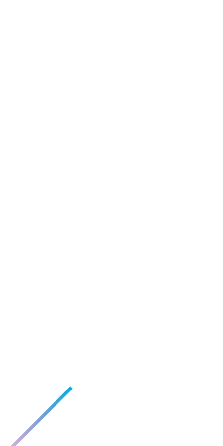 Three blue and purple dashes in a transparent background.