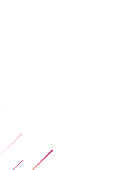 Three red and purple left sided dashes